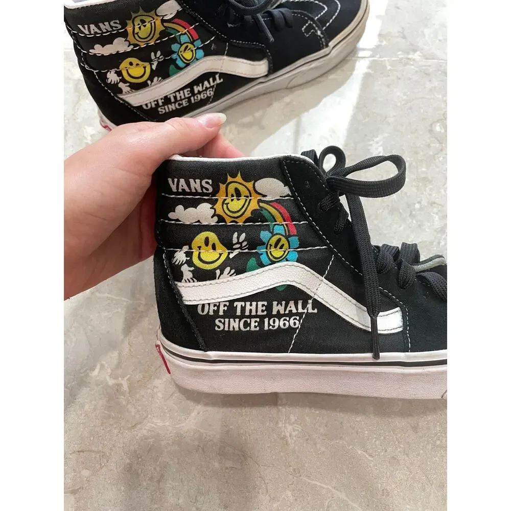 Vans Project X Better Day SK8-Hi Skate Shoes Mens 4.5 Womens 6 Black White